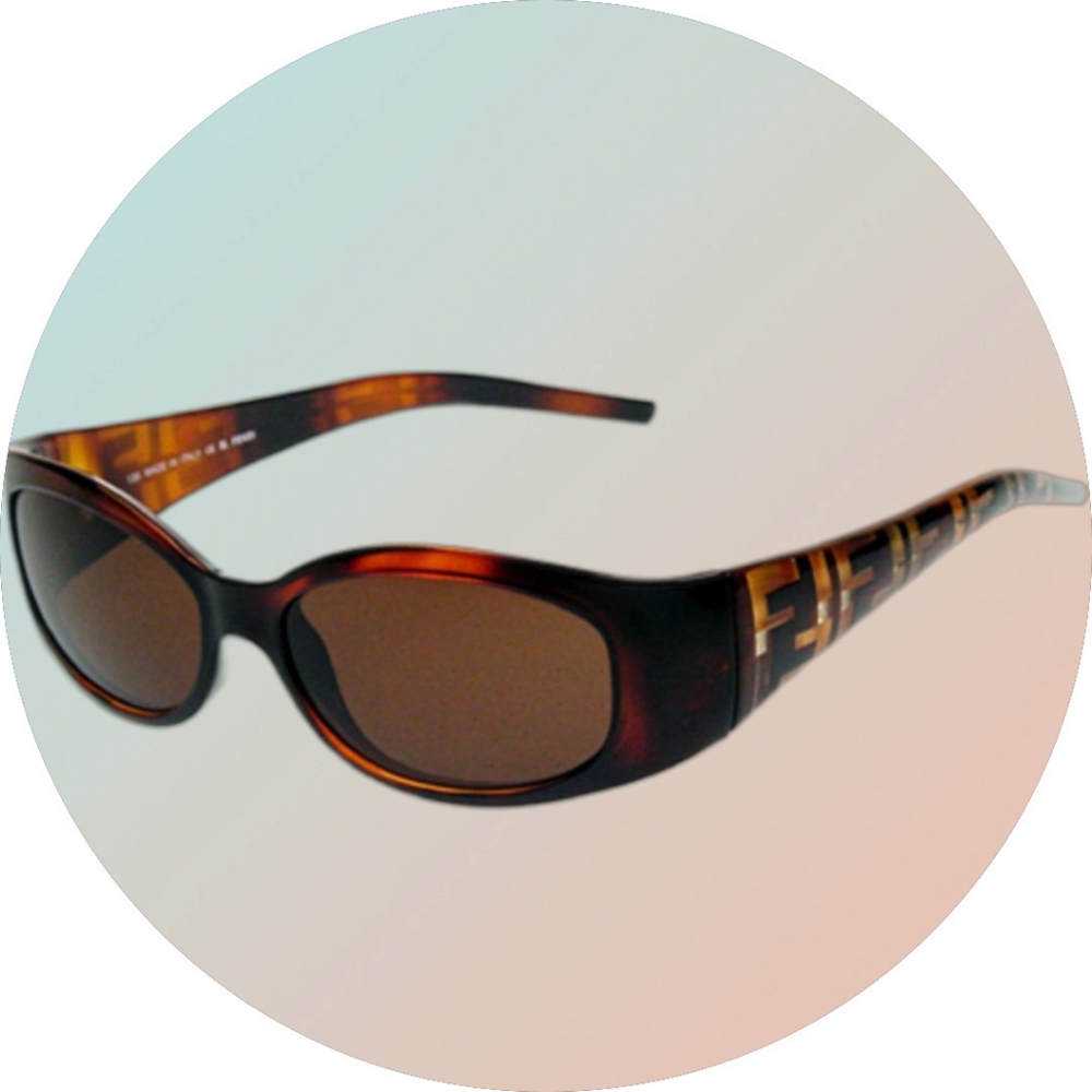 Fendi Brown Sunglasses with Logo Detail